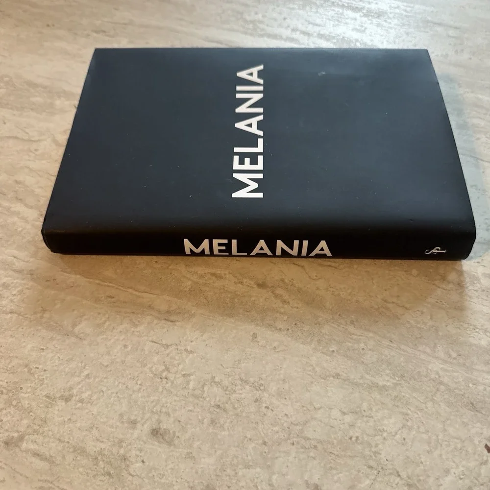 Melania‎ A Memoir Hardback Cover Book Black